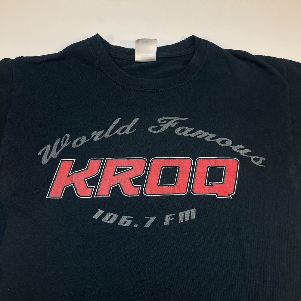 World Famous KROQ 106.7 Alt Rock So Cal Radio Station T Shirt Sz Mens S
